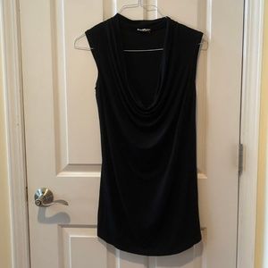 Black Cowl Neck Shirt